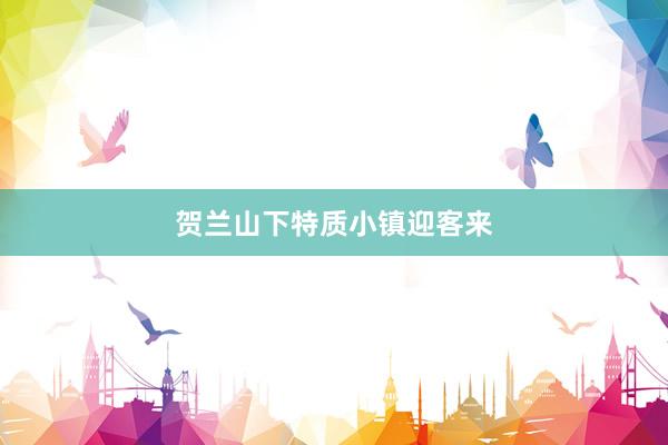 贺兰山下特质小镇迎客来
