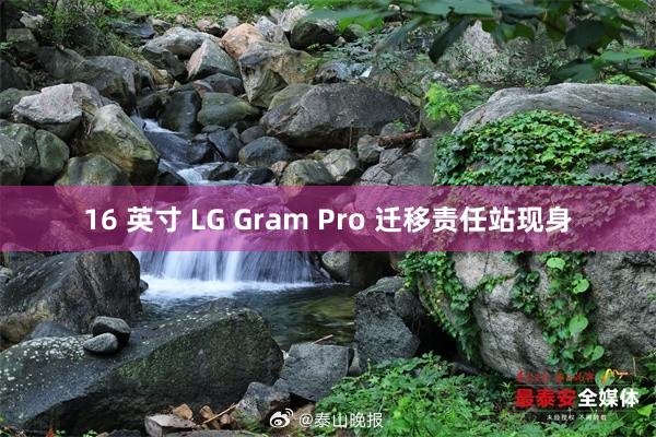 16 英寸 LG Gram Pro 迁移责任站现身