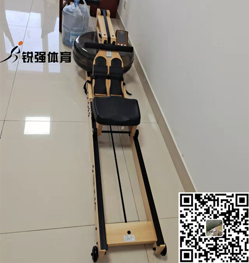 淄博某小区业主在CQ9电子选购的划船机